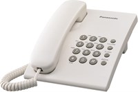 Белый проводной телефон Panasonic Kx-TS500 1000031901