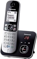 Черный беспроводной телефон Panasonic KX-TG-6821 с функцией автоответчика 1000031914