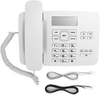 Стационарный телефон RIZGHWOY KXT7001 оснащен системой DTMF, ЖК-дисплеем, возможностью отображения входящих номеров и функцией календаря для использования дома 1000031988