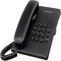 Черный проводной телефон Panasonic KX-TS500 встроенный 1000032093