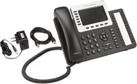 Стационарный телефон Grandstream GXP2160 предоставляет возможность использования 6 линий, обеспечивает высокое качество звука HD VoIP IP, имеет гигабитный порт, 24 программируемых кнопок на боковой панели, поддерживает Bluetooth, PoE и оснащен цветным ЖК- 1000032133