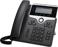 Cisco CP-7821-K9 IP-телефон имеет черный цвет, похожий на уголь 1000032139