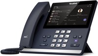 IP-телефон Yealink MP56 E2 Teams, работает на операционной системе Android 13, имеет средний уровень функционала, поддерживает Skype, оснащен 7-дюймовым сенсорным экраном, обеспечивает высококачественное HD-аудио, имеет кнопочный интерфейс и совместим с O 1000032142