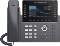 IP-телефон Grandstream GRP2650 имеет возможность подключения 14 линий и до 6 SIP-аккаунтов. Его оснащен 5-дюймовым цветным дисплеем, поддерживает Wi-Fi 5 и имеет два порта гигабитного Ethernet с функцией поддержки PoE 1000032163