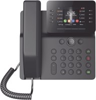 IP-телефон Fanvil V64 Prime для бизнеса имеет возможность подключения до 12 SIP-линий, поддерживает HD качество звука, имеет функцию питания через Ethernet и два порта с поддержкой гигабитной скорости 1000032167