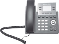 IP-телефон Grandstream GRP2612G имеет возможность подключения 4 линий и 4 SIP-аккаунтов. Его оснащен 2,4-дюймовым цветным дисплеем и двухпортовым гигабитным Ethernet с поддержкой PoE 1000032174
