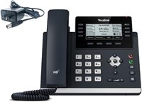 IP-телефон Yealink T43U поставляется с адаптерами питания, имеет гарантию производителя на 1 год и совместим с любым VoIP-провайдером без ограничений 1000032178