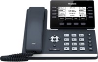 IP-телефон SIP-T53W представляет собой классическое серое устройство, которое может быть использовано как проводное, проводное/беспроводное, Wi-Fi, Bluetooth, настенное или настольное 1000032190