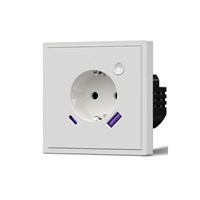 Умный разъем MVAVA Echo ZigBee с поддержкой USB Type-C, способен быстро заряжать устройства мощностью до 20 Вт, оснащен таймером и голосовым помощником Алисой, выполнен в белом цвете 1000032435