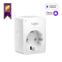 Устройство TP-Link Tapo P100 - это умная розетка с функцией голосового управления 1000032454