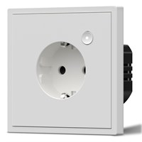 Умная розетка MVAVA Scale с Wi-Fi и поддержкой 16 А, оснащенная голосовым помощником Алисой, выполнена в белом пластиковом корпусе 1000032502
