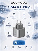 Розетка EcoFlow Smart Plug - интеллектуальное устройство для энергосбережения 1000032512