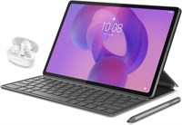 Lenovo Idea Tab Plus (версия для ОАЭ) + чехол-клавиатура, стилус и беспроводные наушники E310 TWS | 12,1-дюймовый IPS-дисплей 2.5K (2560x1600) с частотой обновления 90 Гц, процессор MediaTek Dimensity 6400, 8 ГБ ОЗУ, 256 ГБ UFS 2.2, Wi-Fi 5, Android 15, ц 1000032967