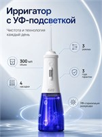 Xiaomi Ирригатор для зубов и десен портативный c ультрафиолетом 1000033214
