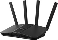 ASUS RT-BE55 Двухдиапазонный WiFi 7 маршрутизатор, беспроводной маршрутизатор BE3600, порт WAN 2,5 ГГц, поддержка AiMesh, четырехъядерный процессор, VPN и родительский контроль — черный 1000033411