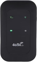 Мобильный Wi-Fi роутер XUMIUZIY 4G 5G LTE, высокоскоростной 300 Мбит/с | Портативный Wi-Fi роутер со слотом для SIM-карты, до 10 устройств, аккумулятор 3200 мАч, светодиодный дисплей, для путешествий, дома и работы 1000033417