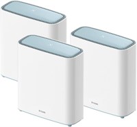 Комплект из 3 маршрутизаторов D-Link Eagle Pro AI Mesh WiFi 6 — для создания интеллектуальной беспроводной интернет-сети, совместим с Alexa и Google, AX3200 (M32/3) 1000033429