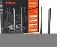 Маршрутизатор Tenda WiFi AC1200 — беспроводной маршрутизатор с двухдиапазонным режимом 5 ГГц/2,4 ГГц, 4 гигабитными портами WAN/LAN, 4 антеннами 6 дБи, режимом точки доступа ретранслятора, технологией формирования луча, MU-MIMO, управлением через приложен 1000033448