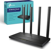 TP-Link Archer C80 AC1900 MU-MIMO двухдиапазонный беспроводной игровой маршрутизатор, скорость Wi-Fi до 1300 Мбит/с/5 ГГц + 600 Мбит/с/2,4 ГГц, поддержка родительского контроля и гостевого Wi-Fi 1000033455
