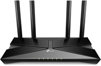 Настольный маршрутизатор Wi-Fi 6E, TP-Link Archer VX1800v, ??двухдиапазонный (2,4 ГГц / 5 ГГц), Ethernet LAN, ADSL, черный 1000033470