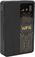 Портативный WiFi-роутер Annadue 4G LTE, 300 Мбит/с WiFi6 2,4 ГГц, умный мобильный WiFi-роутер для автомобиля, дома, в поездках и на работе, до 10 устройств (черный) 1000033473