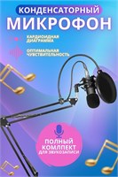 Черный студийный микрофон BM 800 под номером 212213 1000033907