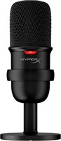 Микрофон HyperX SoloCast черного цвета предназначен для использования в играх и стриминге 1000033925