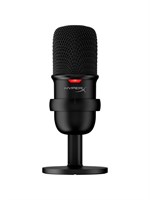 Микрофон HyperX SoloCast предназначен для игрового стриминга и имеет черный цвет 1000033938