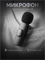 Беспроводной петличный микрофон для телефона с разъемом USB Type C 1000033958