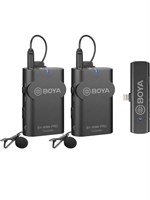 Петличный беспроводной микрофон BOYA BY-WM4 Pro-K4 в черном цвете 1000034038