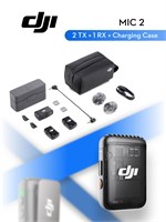 Петличный микрофон DJI Mic 2 в черном матовом цвете от компании DJI 1000034059