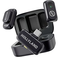 Беспроводной микрофон Hollyland Lark A1Duo с петличкой и USB-C подходит для использования с iPhone 15/16/17 и устройствами на Android 1000034071