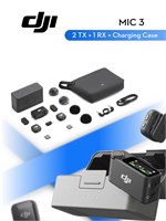 DJI Mic 3 - это петличный микрофон от компании DJI, выполненный в черном и черно-сером цвете 1000034072