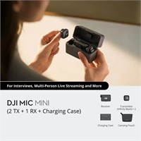 Микрофон DJI Mic Mini состоит из двух передающих и одного приемного устройства 1000034074