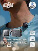 Беспроводной микрофон DJI Mic Mini (1TX 1RX) - это петличный микрофон, который подходит для работы с камерами и смартфонами на расстоянии до 300 метров 1000034076