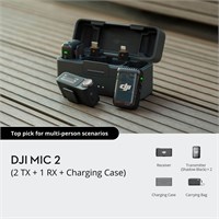Микрофон DJI Mic 2 (2 передатчика + 1 приемник + кейс для зарядки) 1000034078