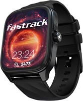Смарт-часы Fastrack Astor FS1 Pro, 1,97-дюймовый AMOLED-дисплей, Bluetooth-звонки, более 100 спортивных режимов, мониторинг SpO2 и сердечного ритма, функция женского здоровья, защита IP68, до 5 дней работы от батареи, функциональная заводная головка 1000034100