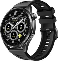 Смарт-часы HONOR Watch 6, 35 дней автономной работы, двухдиапазонный GPS, 123 спортивных режима, NFC-оплата, AMOLED-дисплей 3000 нит, сканирование здоровья с помощью ИИ, цвет Shadow Black 1000034111