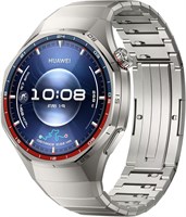 Смарт-часы HUAWEI WATCH GT 6 Pro, 46 ??мм, до 21 дня автономной работы, GPS, более 100 спортивных режимов, велоспорт, совместимость с iOS и Android, анализ ЭКГ, мониторинг здоровья, титановый корпус 1000034113