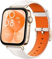 HUAWEI WATCH FIT 3, NFC, 1,82-дюймовый AMOLED-дисплей, ультратонкий дизайн, комплексное управление фитнесом, всесторонний контроль здоровья, длительное время автономной работы, совместимость с iOS и Android, кожаный ремешок, белый цвет 1000034130