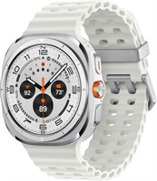 Смарт-часы Samsung Galaxy Watch Ultra (2025) 47 мм LTE, титановый корпус, расширенные функции отслеживания сна, тренировки по бегу, оценка уровня энергии, отслеживание сердечного ритма, GPS, белый титан - Титановый корпус 1000034141
