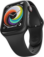 Смарт-часы HammerPulse Ace 2.0, 1,83-дюймовый дисплей, Bluetooth-звонки, SpO2, пульсометр, IP67, черный (восстановленные) 1000034161