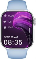 Смарт-часы Hezire H-Watch Max с 2,01-дюймовым дисплеем высокого разрешения, Bluetooth-звонками, голосовым помощником, водонепроницаемым корпусом, длительным временем автономной работы (синие) 1000034184