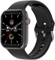Смарт-часы GizFit 930 PLASMA с Bluetooth-звонками | 1,9-дюймовый HD-дисплей | 550 нит (черный ремешок, стандартный размер) (восстановленные) 1000034195