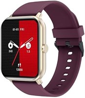 GIZMORE_ GizFit 910 Ultra BT Calling Smartwatch with 1.69" HD Display | Split Screen 60+ Sports Mode Smartwatch (Burgundy) (Renewed) 1000034205