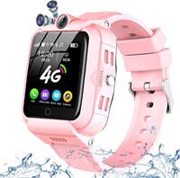 Детские умные часы, GPS-трекер 4G, телефон, Wi-Fi, SMS, звонки, голосовой и видеочат, Bluetooth, будильник, шагомер, наручные часы. Подходят для мальчиков и девочек от 4 до 16 лет. Отличный подарок на день рождения 1000034208
