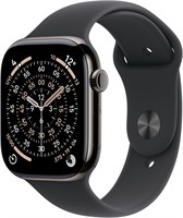 Смарт-часы Apple Watch Series 11 GPS + Cellular 42 мм с корпусом из титана цвета «сланец» и черным спортивным ремешком, размер M/L. Функции: оценка качества сна, отслеживание физической активности, мониторинг здоровья, постоянно включенный дисплей, водоне 1000034214