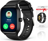 Смарт-часы C20 | Bluetooth-звонки, большой HD-дисплей 1,85 дюйма | Для мужчин и женщин (отвечать на звонки/совершать звонки) | Фитнес-трекер с измерением пульса/шагомером/подсчетом калорий/мониторингом сна/более 100 спортивных режимов | Водонепроницаемые 1000034231