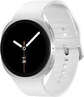 Смарт-часы Samsung Galaxy Watch8 серебристого цвета, Bluetooth, 40 мм, функция «Тренер по здоровью на каждый день», амортизирующая конструкция, динамическая система крепления ремешка, 3-нм процессор (восстановленные) 1000034243