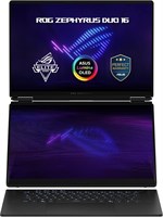 Игровой ноутбук Asus ROG Zephyrus Duo 16 (Stellar Grey) | Два 16-дюймовых OLED-дисплея 3K (2880 x 1800) с частотой обновления 120 Гц, процессор Intel Core Ultra 9 386H, видеокарта NVIDIA RTX5090 24 ГБ, 64 ГБ ОЗУ, SSD 2 ТБ, Windows 11 [GX651AX-SR014W] 1000034683